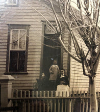 Load image into Gallery viewer, Large Full Plate Antique Tintype of a House - Child with China Doll on Porch!
