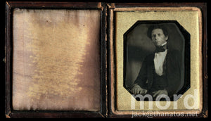 Historic 1840s Daguerreotype Joseph Jenkins Roberts African American President of Liberia