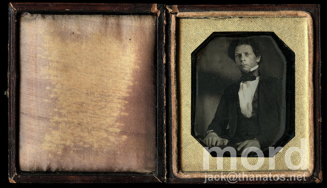 Historic 1840s Daguerreotype Joseph Jenkins Roberts African American President of Liberia