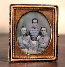 Load image into Gallery viewer, Museum Quality Pre Civil War Daguerreotype of VMI Virginia Military Institute Cadets c1850
