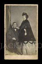 Load image into Gallery viewer, Rare Mixed Marriage CDV Pregnant White Woman &amp; Native American / Indian Husband?
