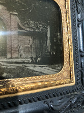 Load image into Gallery viewer, Visitor at Tomb of George Washington 1850s Ambrotype Thermo Wall Frame
