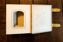 Load image into Gallery viewer, beautiful empty 1860s leather photo album - excellent antique condition!
