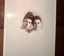 Load image into Gallery viewer, Two Girls Affectionate Pose Honolulu Hawaii 1890s Photo
