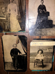 Lot of 15 Tintypes - Moye Family New York