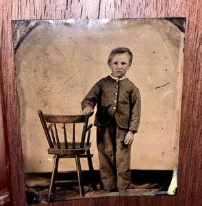 Lot of 9 Tintypes, Children