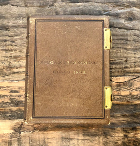 Very Nice Leather Album Customized for Andover Theological Seminary 1863