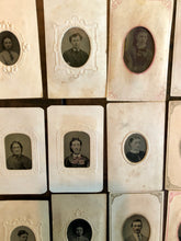 Load image into Gallery viewer, Large Lot of Tintypes Mostly 1860s and 1870s
