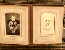 Load image into Gallery viewer, Photo Album Tintypes &amp; CDVs Nebraska 1800s

