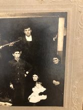 Load image into Gallery viewer, Weird &amp; Wonderful Family Photo - Shotguns &amp; Banjo! 1900s Missouri
