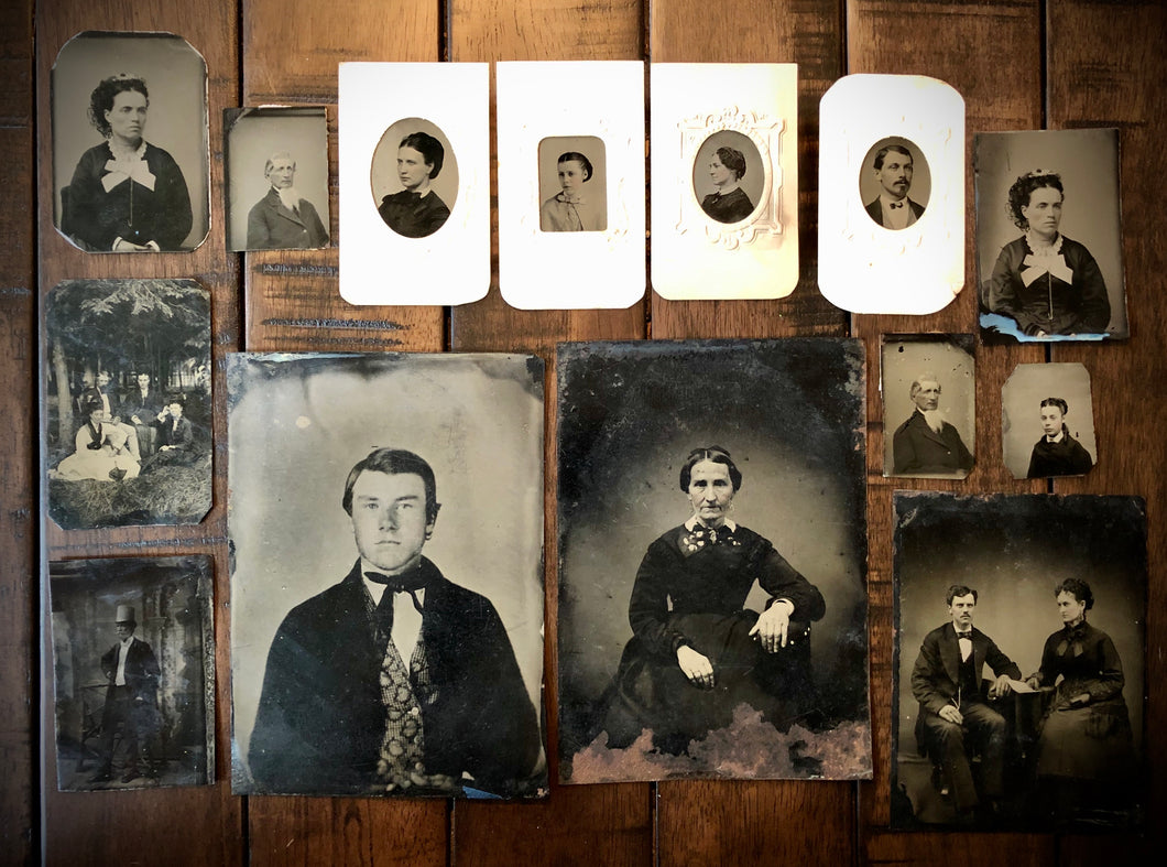 Great Lot of Tintypes 1860s Brooklyn People