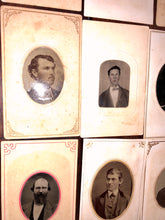 Load image into Gallery viewer, Lot of Civil War Era &amp; 1870s Tintypes
