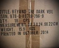ONE CASE Post Mortem Photo Book Beyond The Dark Veil 1st Edition & Printing 2014