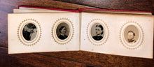 Load image into Gallery viewer, Miniature Photo Album 38 Gem Tintypes Albumen Queen Victoria Civil War Soldiers
