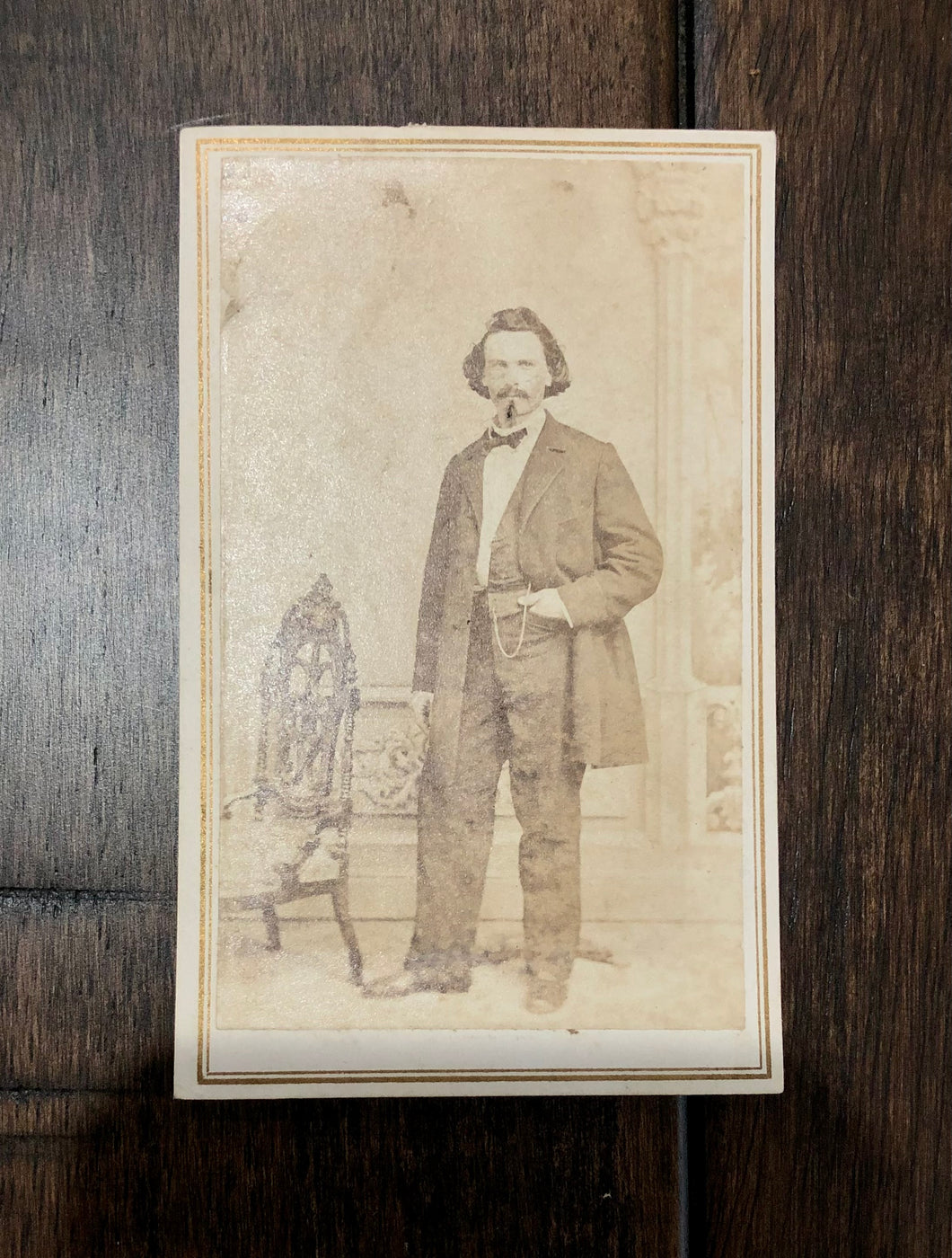 1860s CDV Photo of St. Louis Missouri Photographer Julius Gross