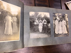 Antique Photo Album 100+ Old Photos Nuns, Dogs.. Other Unusual & Creepy