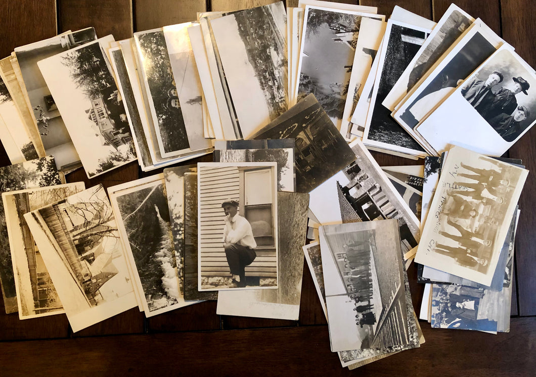 75 Vintage & Antique Postcards RPPC