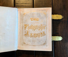 Load image into Gallery viewer, beautiful empty 1860s leather photo album - excellent antique condition!
