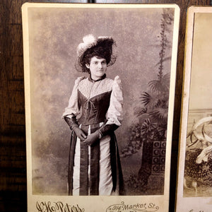 San Francisco Photographers Antique Photo Lot Unusual Interesting Fashions 1800s