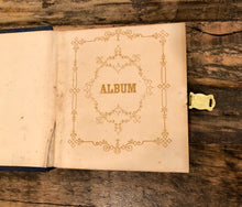Load image into Gallery viewer, Miniature 1860s Photo Album with 60 Original Tintypes
