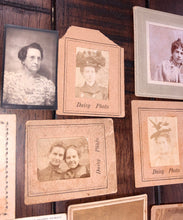 Load image into Gallery viewer, Antique Photo Lot incl CDVs Photobooth Several ID&#39;d People From Texas Estate
