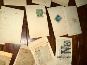 Lot of Tintypes & CDVs 1860s Tax Stamps