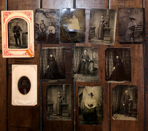 Late-1800s, Lot of Tintypes