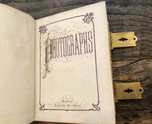 Load image into Gallery viewer, Very Nice Leather Album Customized for Andover Theological Seminary 1863

