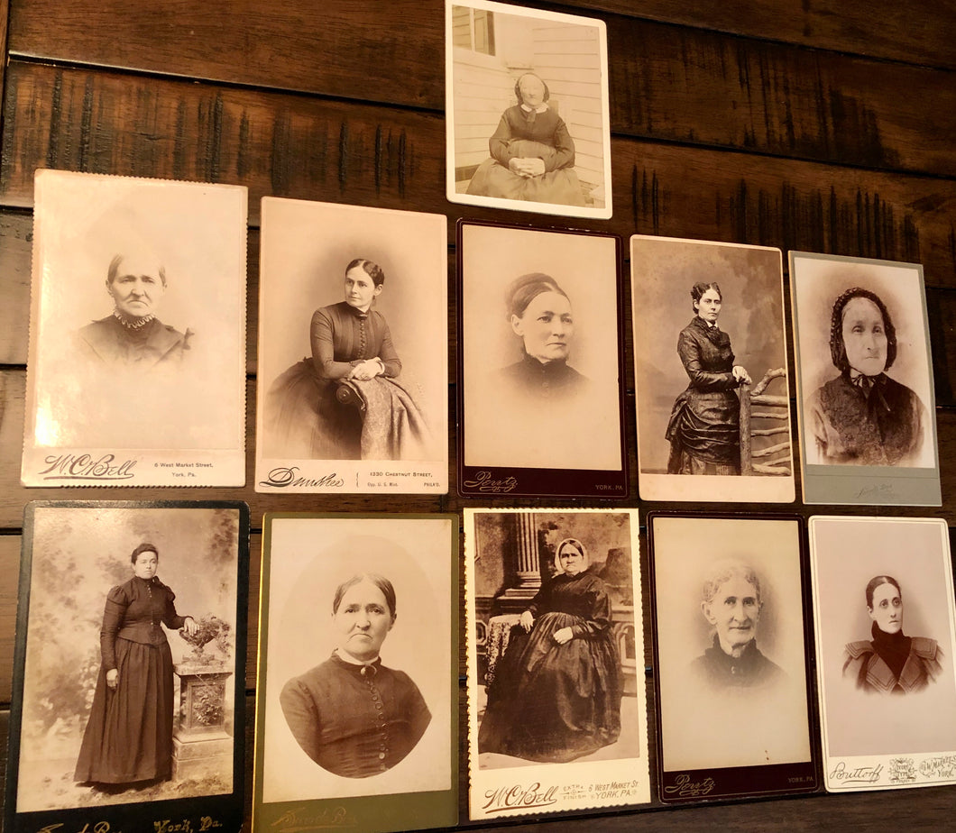 Lot of Cabinet Cards, All Pennsylvania Women