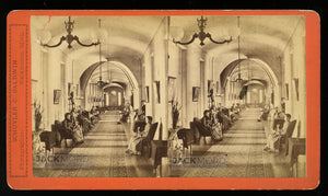 Mental Illness Asylum Women's Ward, Kalamazoo Michigan, Rare 1880s Stereoview Photo