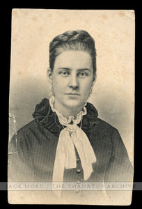 Young Murder Victim Josie Langmaid - 1875 CDV Photo + Period Engraving