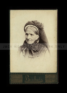 Leadville Colorado Photo of an Old Widow In Mourning Veil by Brisbois