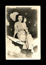 Load image into Gallery viewer, Rare Vintage RPPC Photo ID&#39;d DISABLED WOMAN Sitting on Prop Paper Moon UNUSUAL!
