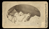 Double Post Mortem CDV Photo / Sisters Murdered by Father in 1872