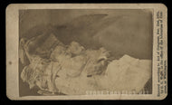 Double Post Mortem CDV Photo / Sisters Murdered by Father in 1872