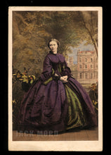 Load image into Gallery viewer, Beautiful Princess of Prussia Tinted Purple Dress 1860s Royalty CDV Photo Rare
