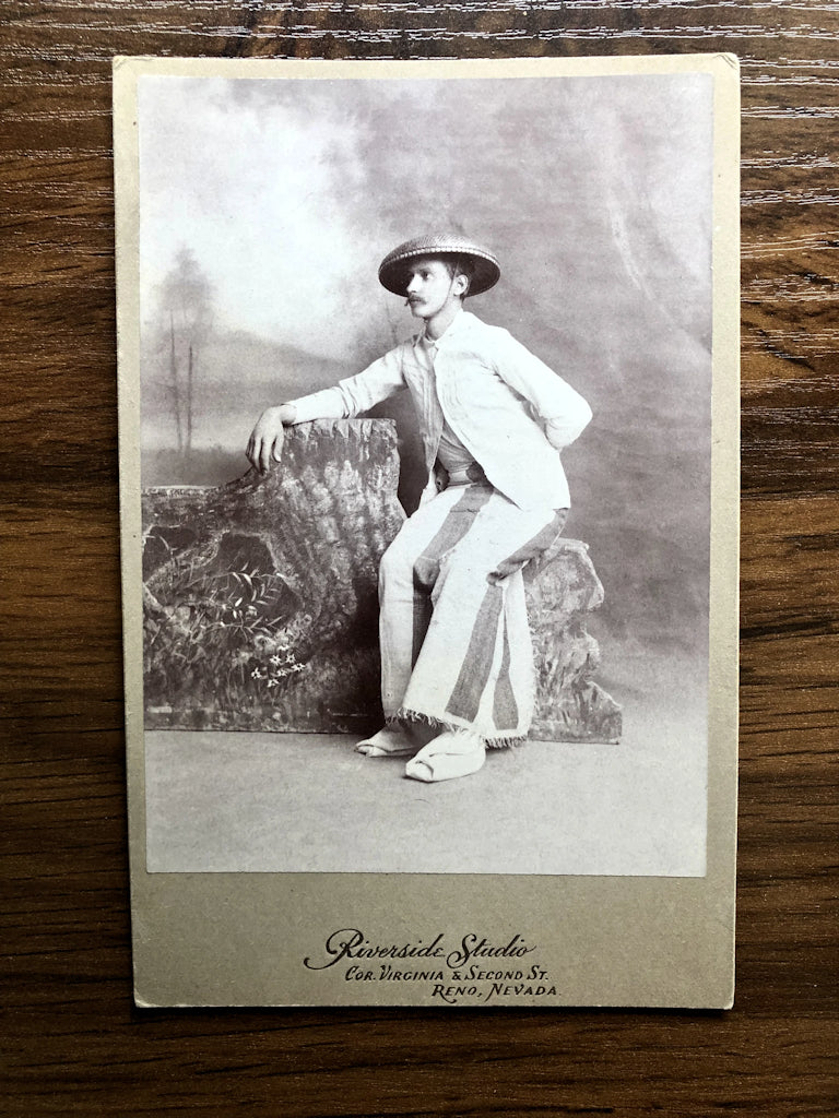 Interesting Character, Reno Nevada Photographer, Cabinet Card