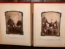 Load image into Gallery viewer, Antique Ohio album funeral mourning cabinet photos and CDVs
