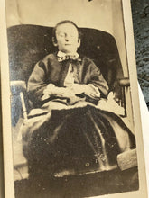 Load image into Gallery viewer, 1860s Post Mortem Photo with Genealogy Info, Civil War Tax Stamp
