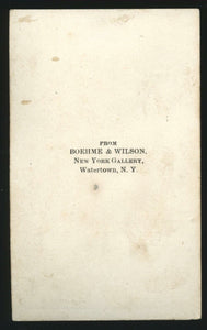 Unusual Copy CDV - 1860s Civil War Soldier / Officer - New York