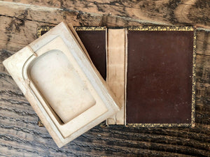 Small Leather Album with a Few 1860s and Later Tintype & CDV Photos
