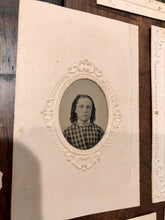 Load image into Gallery viewer, Lot of Civil War 1860s 1870s Tintypes Men Women Philadelphia Pennsylvania Family
