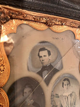 Load image into Gallery viewer, Interesting &amp; Unusual Composite Style Ambrotypes in Half Plate Wall Frame
