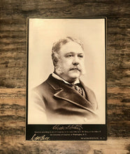 Load image into Gallery viewer, Fine Cab Photo of President Chester A. Arthur by C.M. Bell, Washington D.C. 1882
