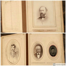 Load image into Gallery viewer, California Pioneers Photo Album CDV Cabinet Cards Tintypes 1860s - 1890s YOLO Co
