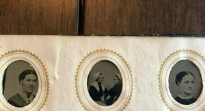Miniature Album + 66 Gem Tintypes 1860s