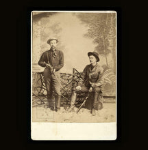 Load image into Gallery viewer, Antique Photo Hunters with Rifles &amp; Dog - Back from Hunting Trip, Canada 1883
