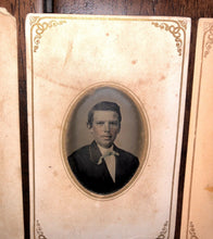 Load image into Gallery viewer, 3 Southern Tintypes ID’d / Identified People fr. Georgia - Antique 1870s Photos
