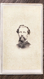 CDV of Soldier , Civil War Tax Stamp , Vermont