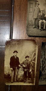 Antique / 1800s Tintype Photo Lot - All Men